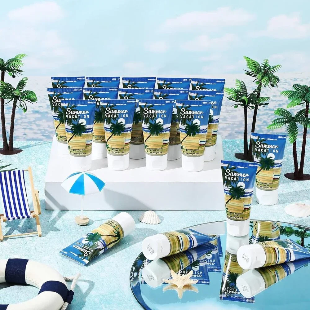 10 Travel Size Sunscreen Tubes SPF30